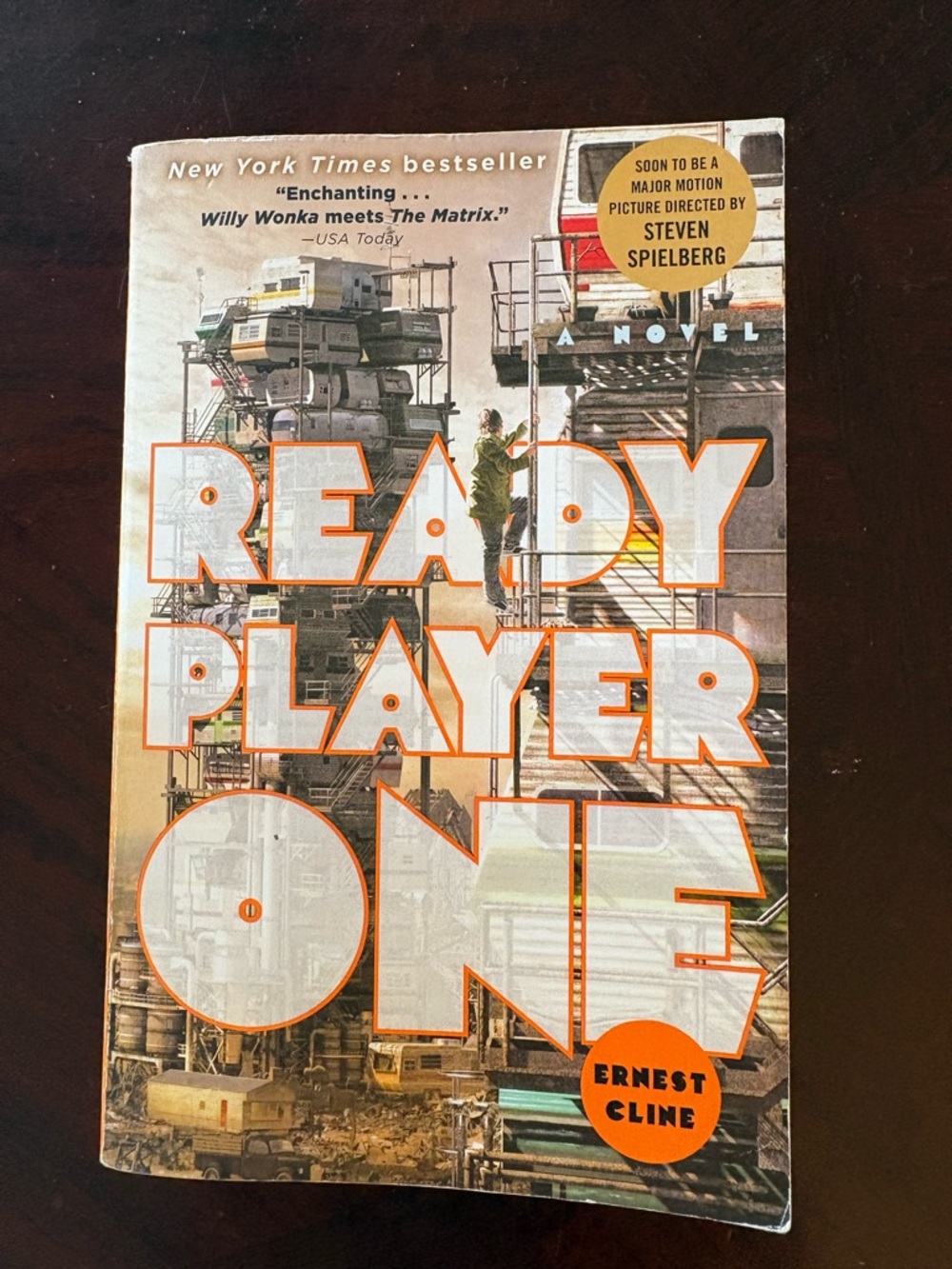 Ready Player One Novel - White & Orange Cover